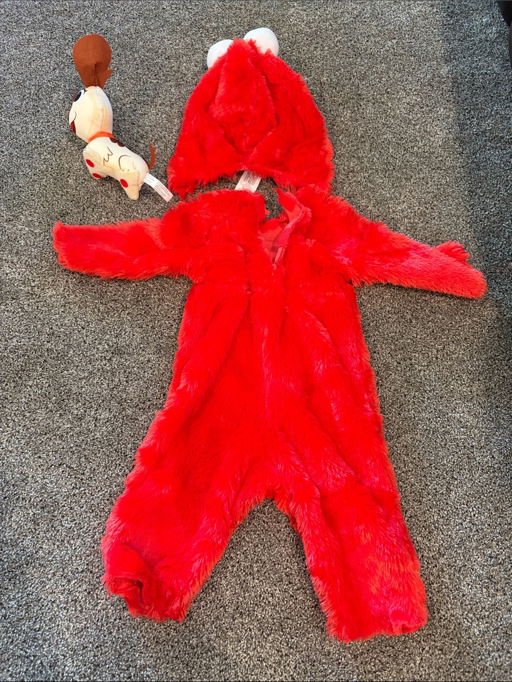 Sesame Street Elmo Costume 2T - Picture 4 of 4